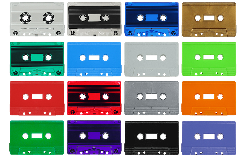 cassette shell colors